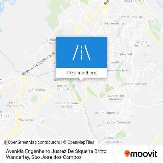 Avenida Engenheiro Juarez De Siqueira Britto Wanderley map