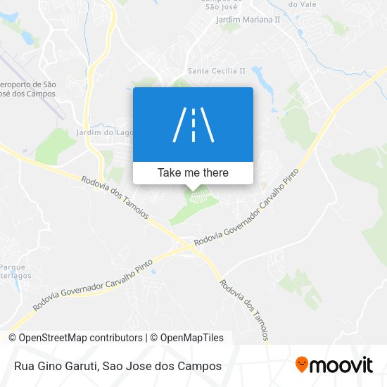 Rua Gino Garuti map