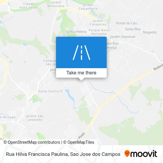 Rua Hilva Francisca Paulina map
