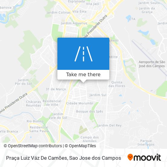 Mapa Praça Luiz Váz De Camões