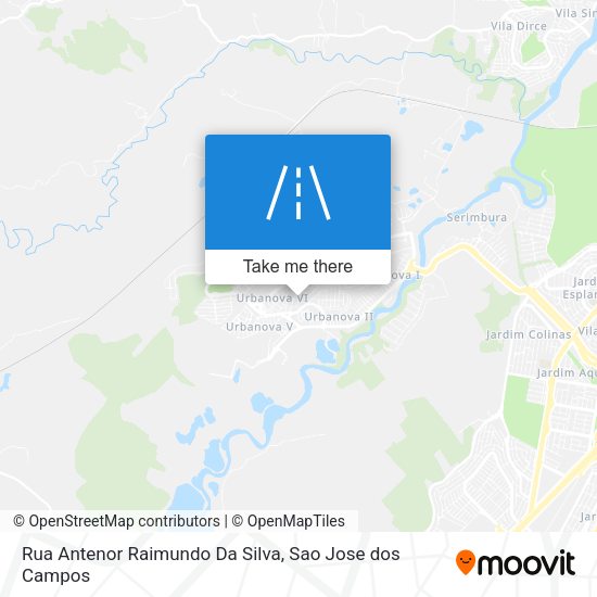 Rua Antenor Raimundo Da Silva map