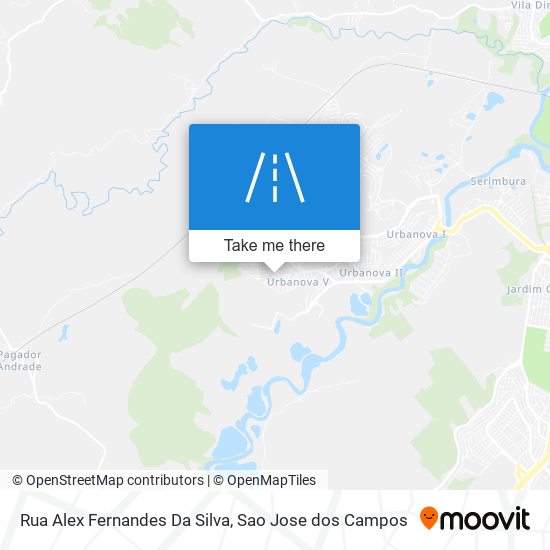 Mapa Rua Alex Fernandes Da Silva