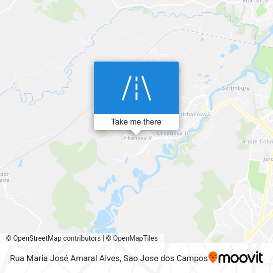Rua Maria José Amaral Alves map