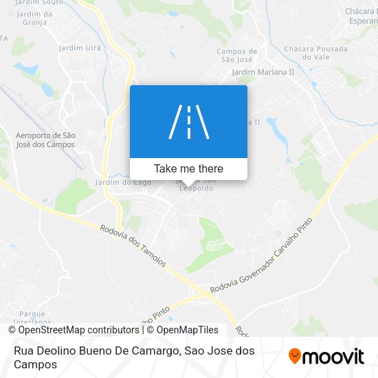 Rua Deolino Bueno De Camargo map