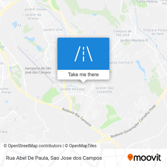 Rua Abel De Paula map