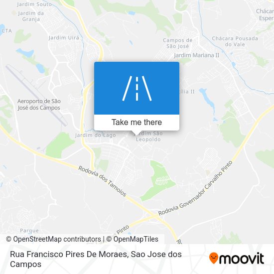 Rua Francisco Pires De Moraes map