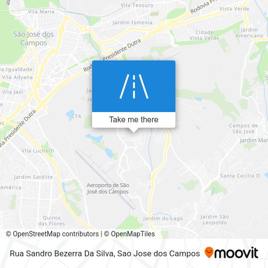 Rua Sandro Bezerra Da Silva map