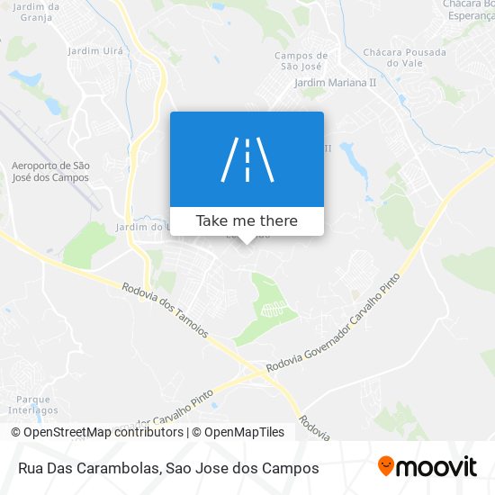 Rua Das Carambolas map