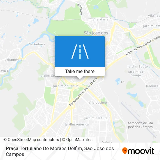 Praça Tertuliano De Moraes Delfim map
