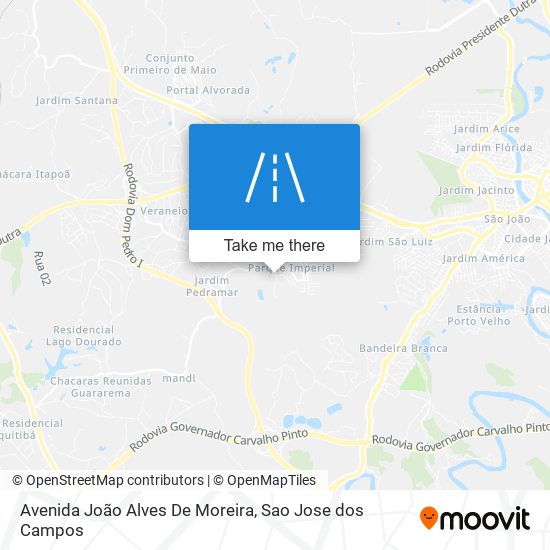 Avenida João Alves De Moreira map