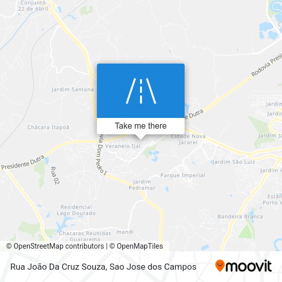 Rua João Da Cruz Souza map