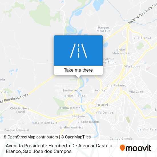 Avenida Presidente Humberto De Alencar Castelo Branco map
