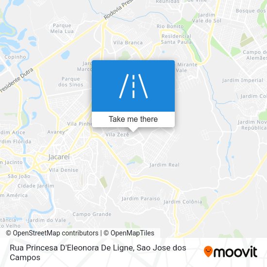 Rua Princesa D'Eleonora De Ligne map