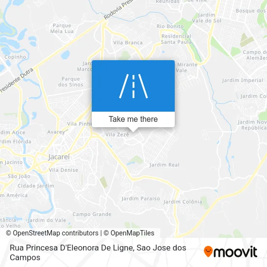 Rua Princesa D'Eleonora De Ligne map
