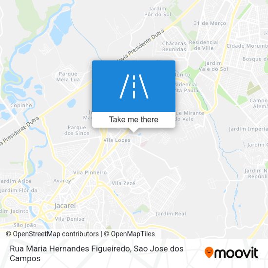 Rua Maria Hernandes Figueiredo map