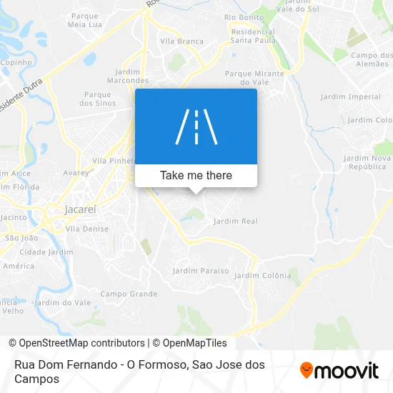 Rua Dom Fernando - O Formoso map