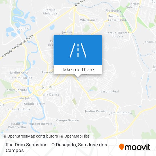 Rua Dom Sebastião - O Desejado map