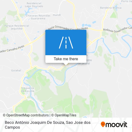 Beco Antônio Joaquim De Souza map