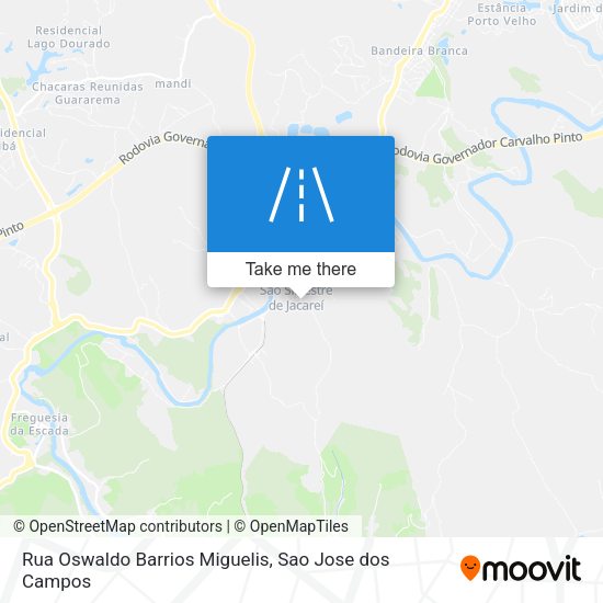 Rua Oswaldo Barrios Miguelis map