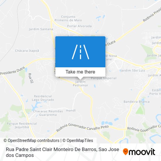 Rua Padre Saint Clair Monteiro De Barros map