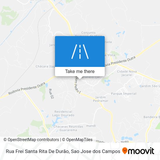 Rua Frei Santa Rita De Durão map
