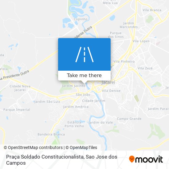 Mapa Praça Soldado Constitucionalista