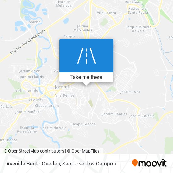Avenida Bento Guedes map