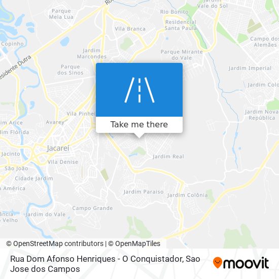 Rua Dom Afonso Henriques - O Conquistador map