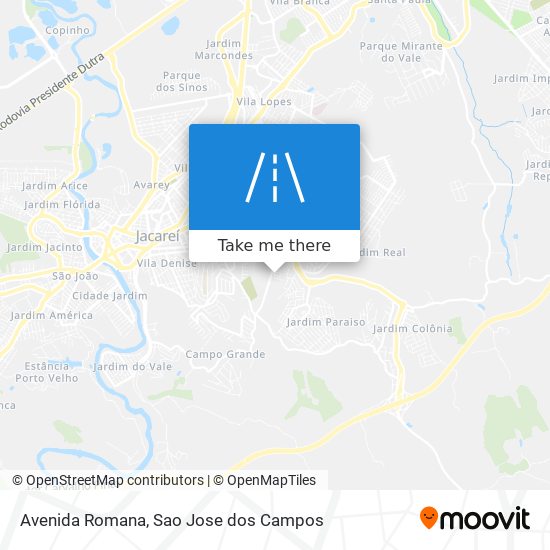 Avenida Romana map