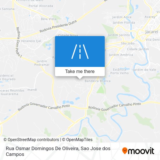Rua Osmar Domingos De Oliveira map
