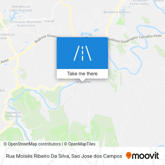 Rua Moisés Ribeiro Da Silva map