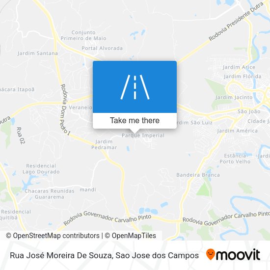 Rua José Moreira De Souza map
