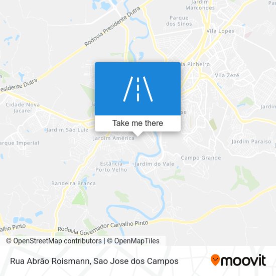 Rua Abrão Roismann map