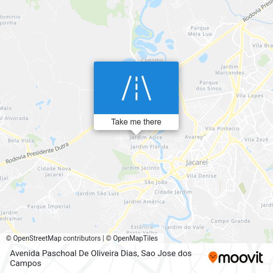 Avenida Paschoal De Oliveira Dias map