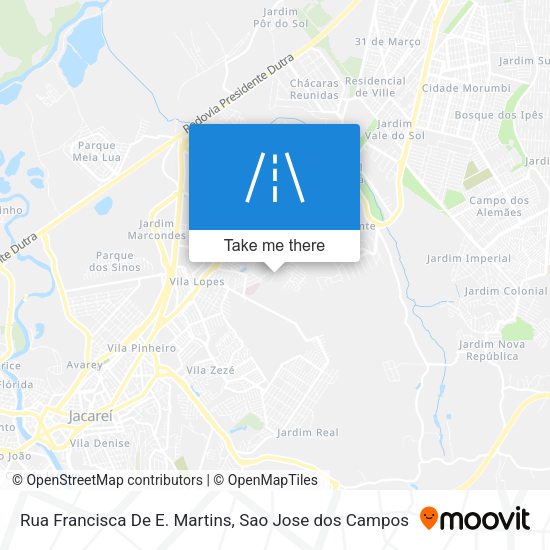 Rua Francisca De E. Martins map