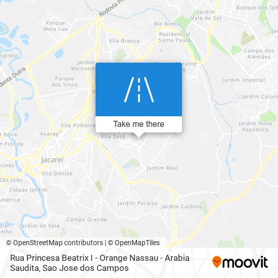 Rua Princesa Beatrix I - Orange Nassau - Arabia Saudita map