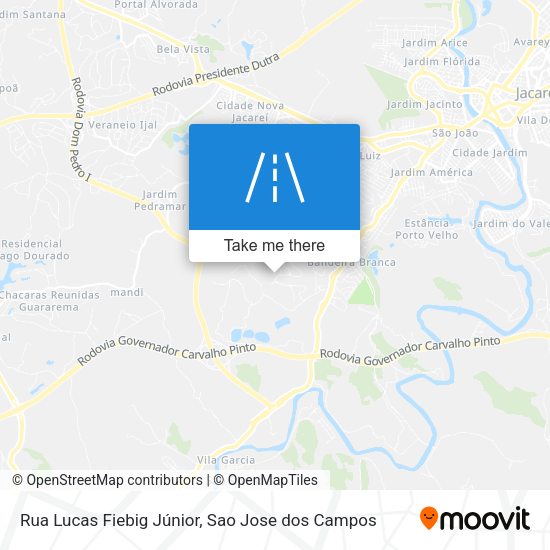 Rua Lucas Fiebig Júnior map