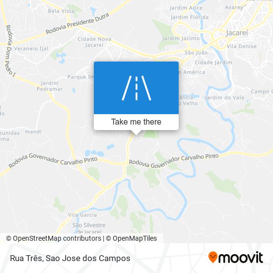 Rua Três map