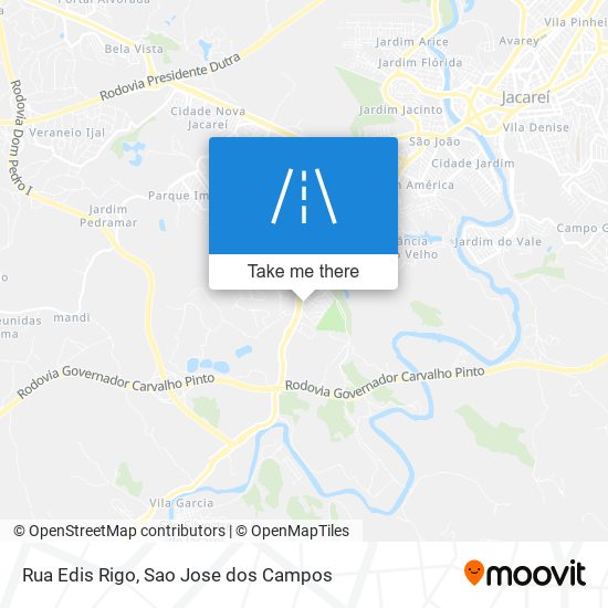 Rua Edis Rigo map