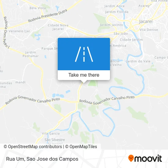 Rua Um map