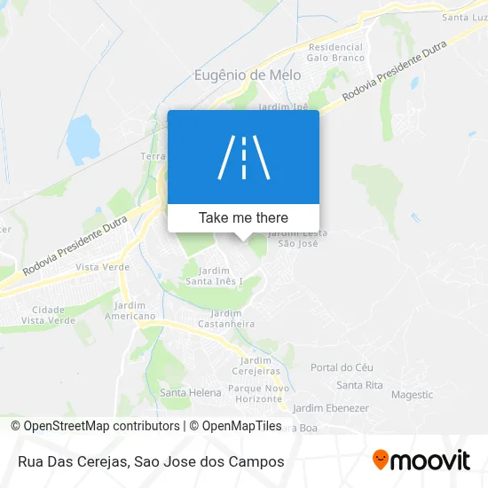 Rua Das Cerejas map