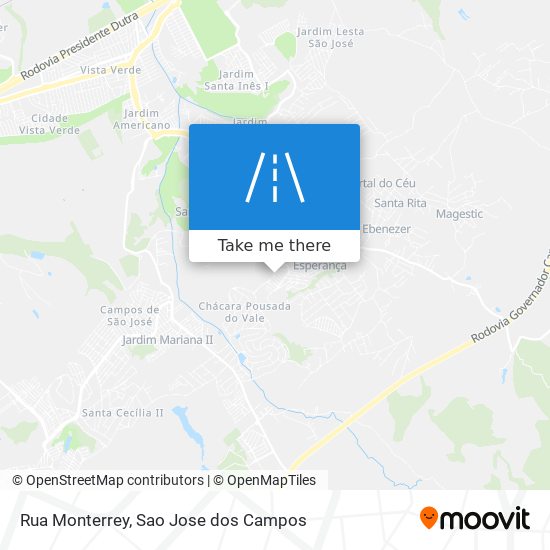 Rua Monterrey map