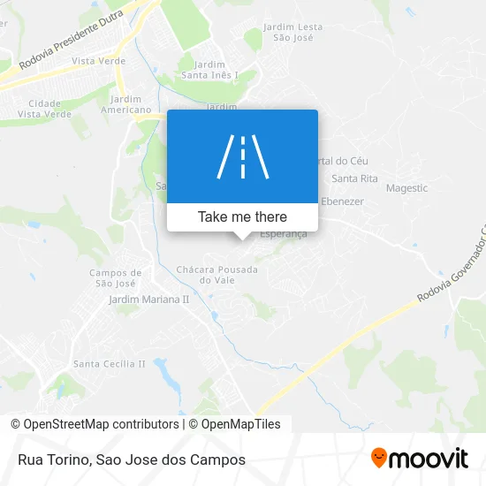 Rua Torino map