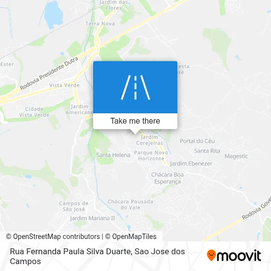 Rua Fernanda Paula Silva Duarte map