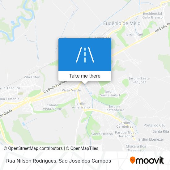 Rua Nilson Rodrigues map