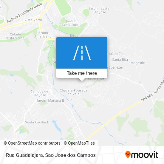 Rua Guadalajara map