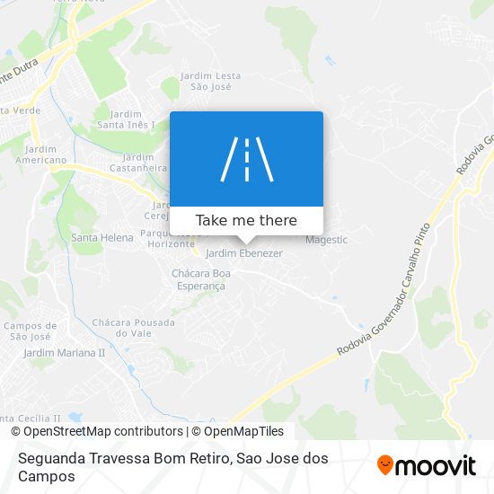 Seguanda Travessa Bom Retiro map