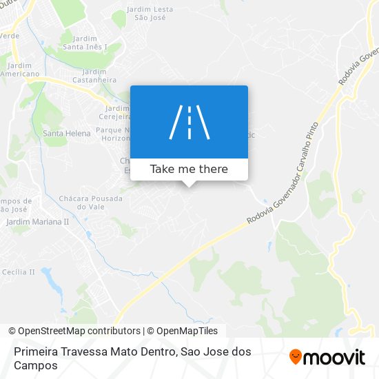 Primeira Travessa Mato Dentro map