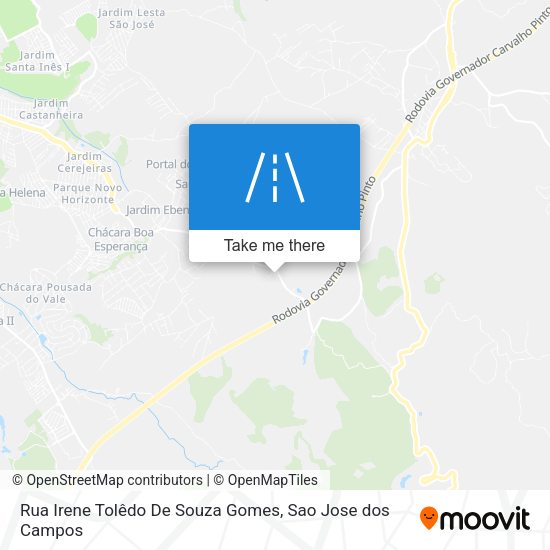 Rua Irene Tolêdo De Souza Gomes map