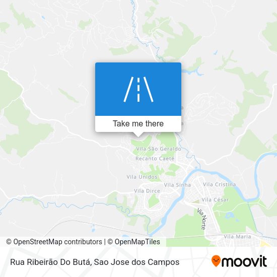 Rua Ribeirão Do Butá map